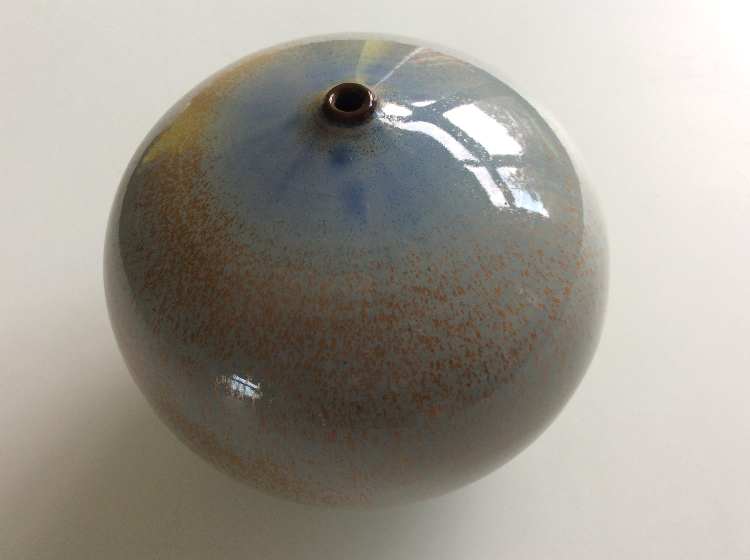 Antonio Lampecco - Vase Soliflore - Céramique émaillée - Boule - 1976 – Image 10