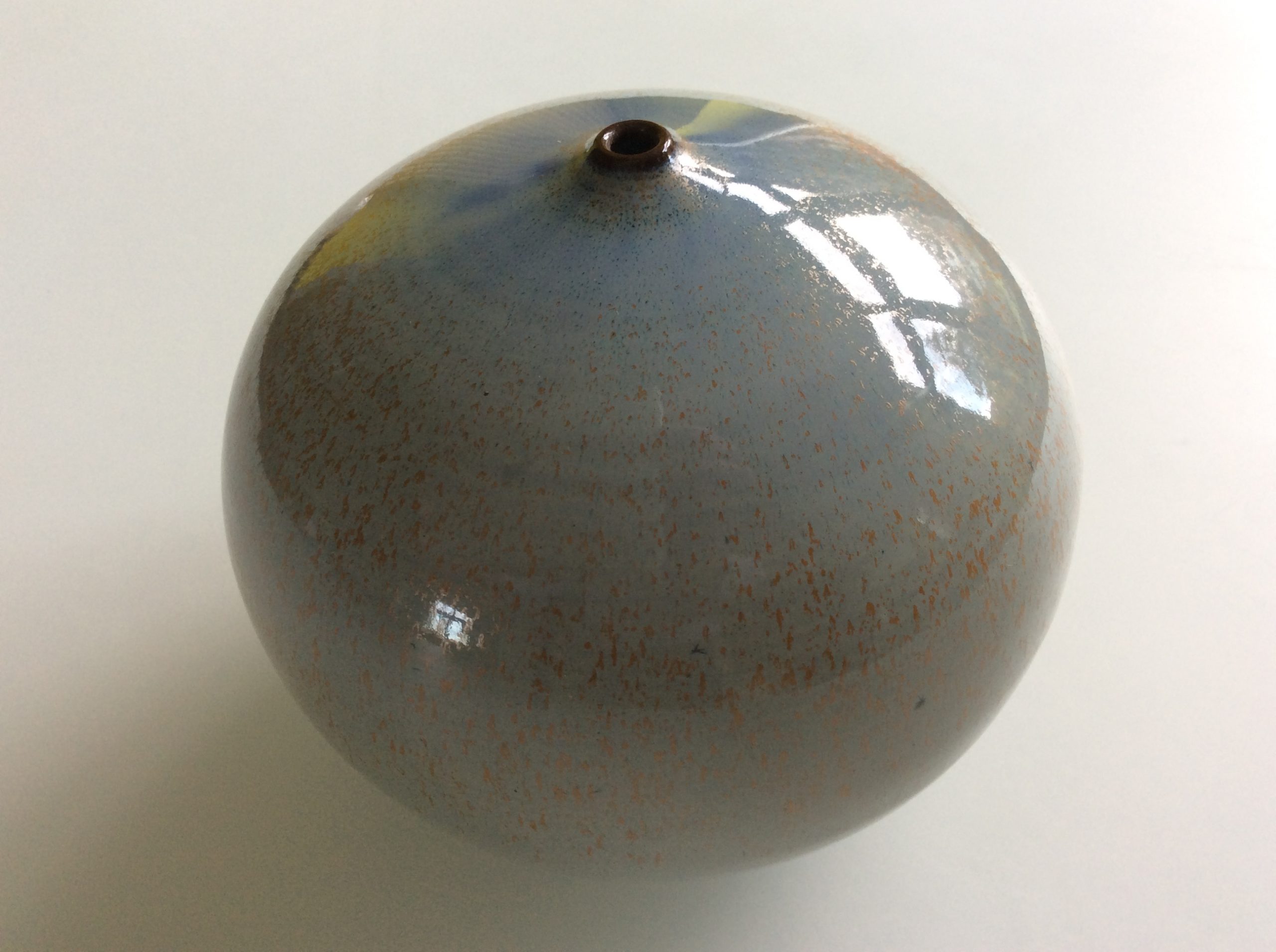 Antonio Lampecco - Vase Soliflore - Céramique émaillée - Boule - 1976 – Image 11