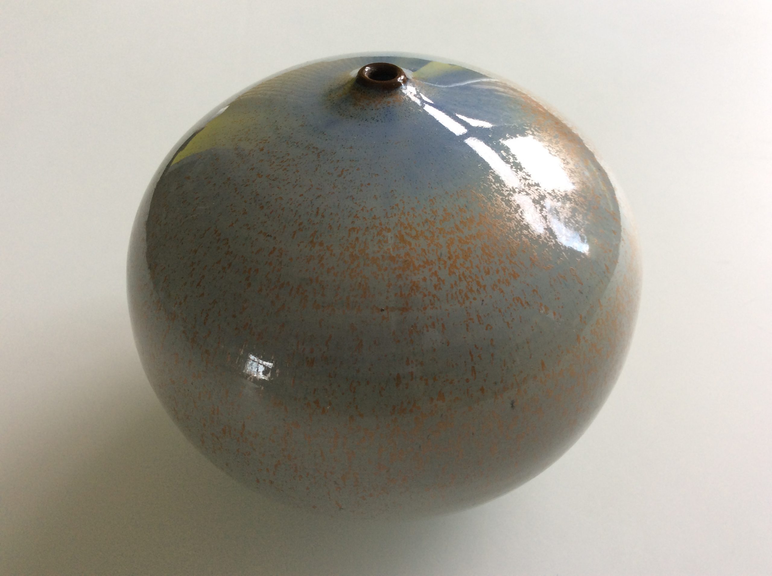 Antonio Lampecco - Vase Soliflore - Céramique émaillée - Boule - 1976 – Image 9